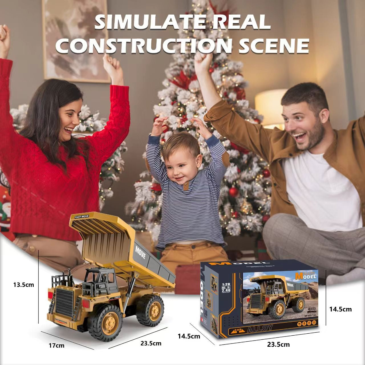 Alloy R/C Dump Truck