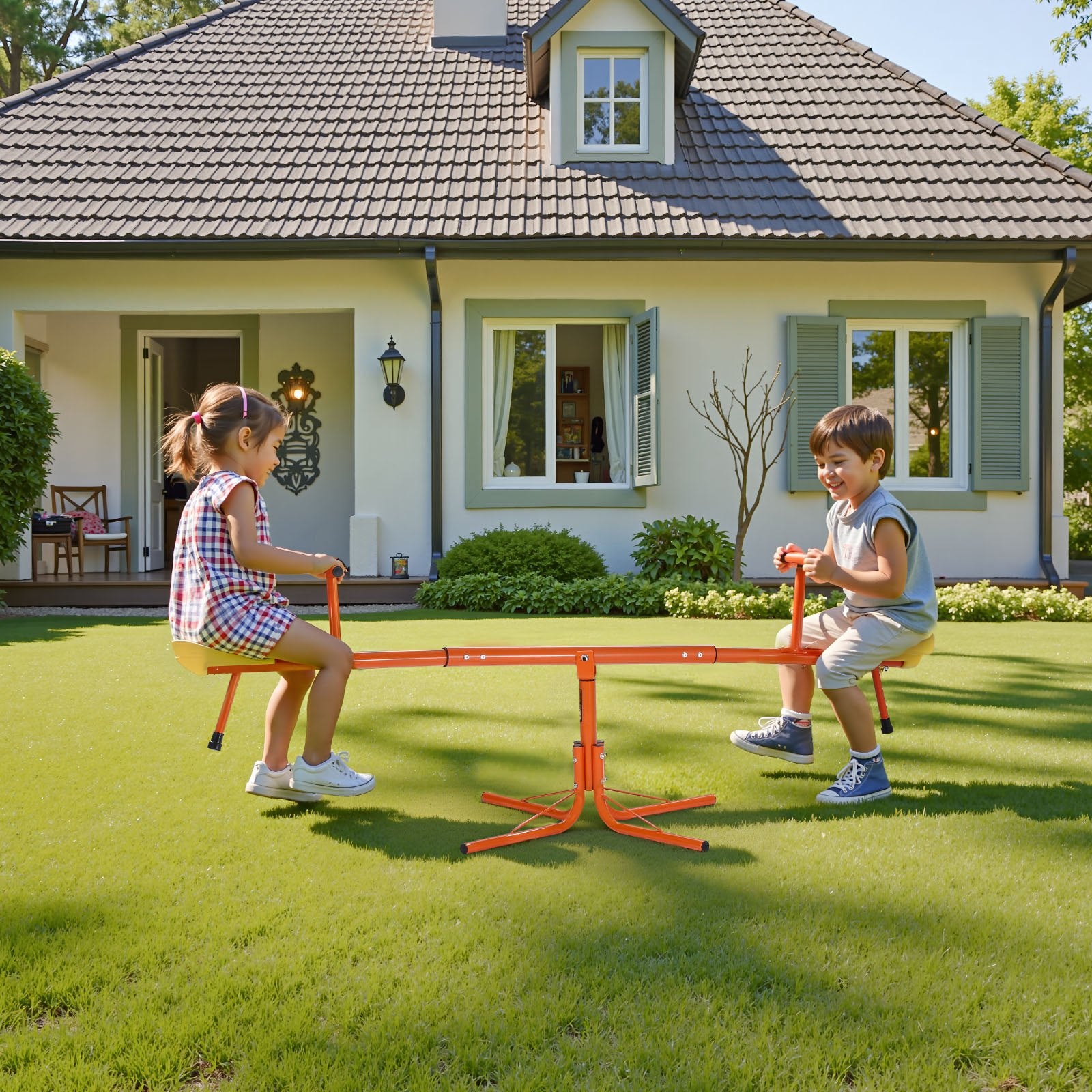 Kids Swiveling 360 Degrees Rotating Teeter Totter