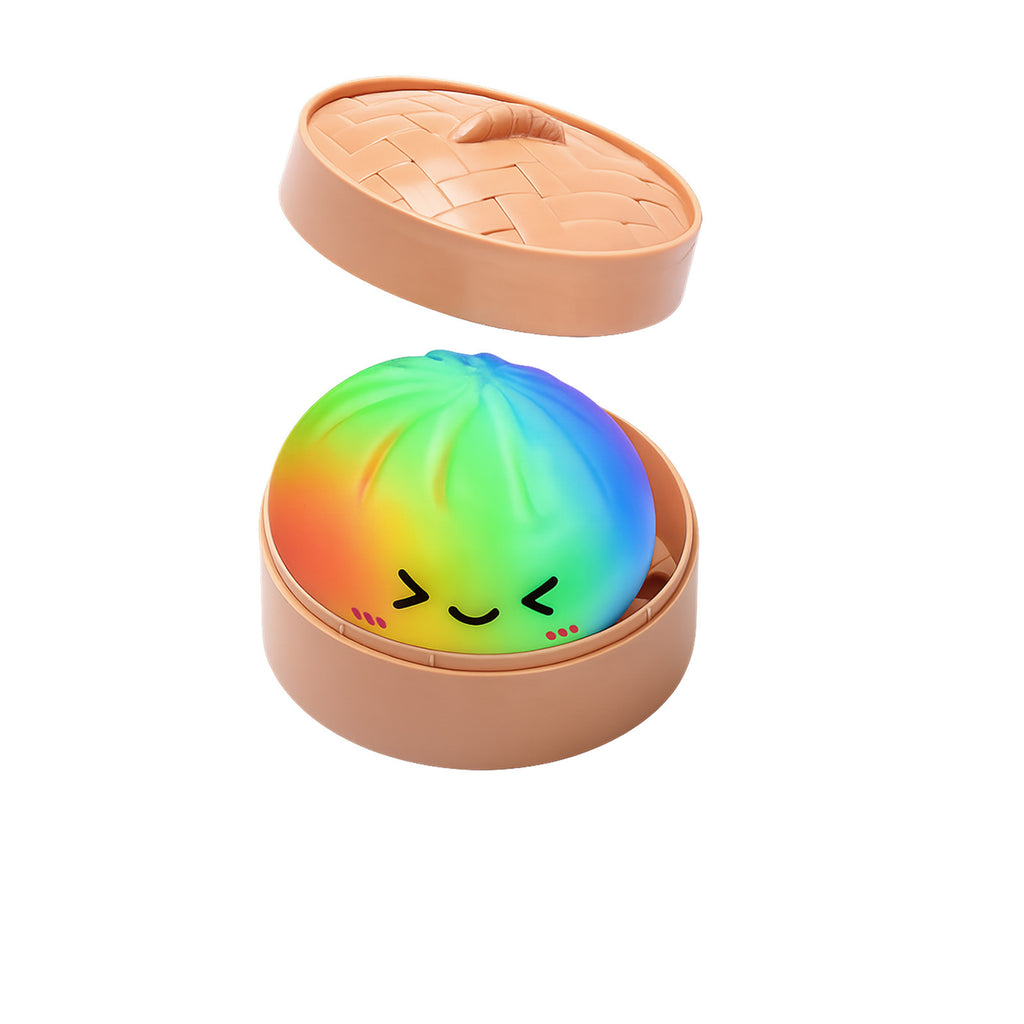 Rainbow Steamed Bun Squishy
