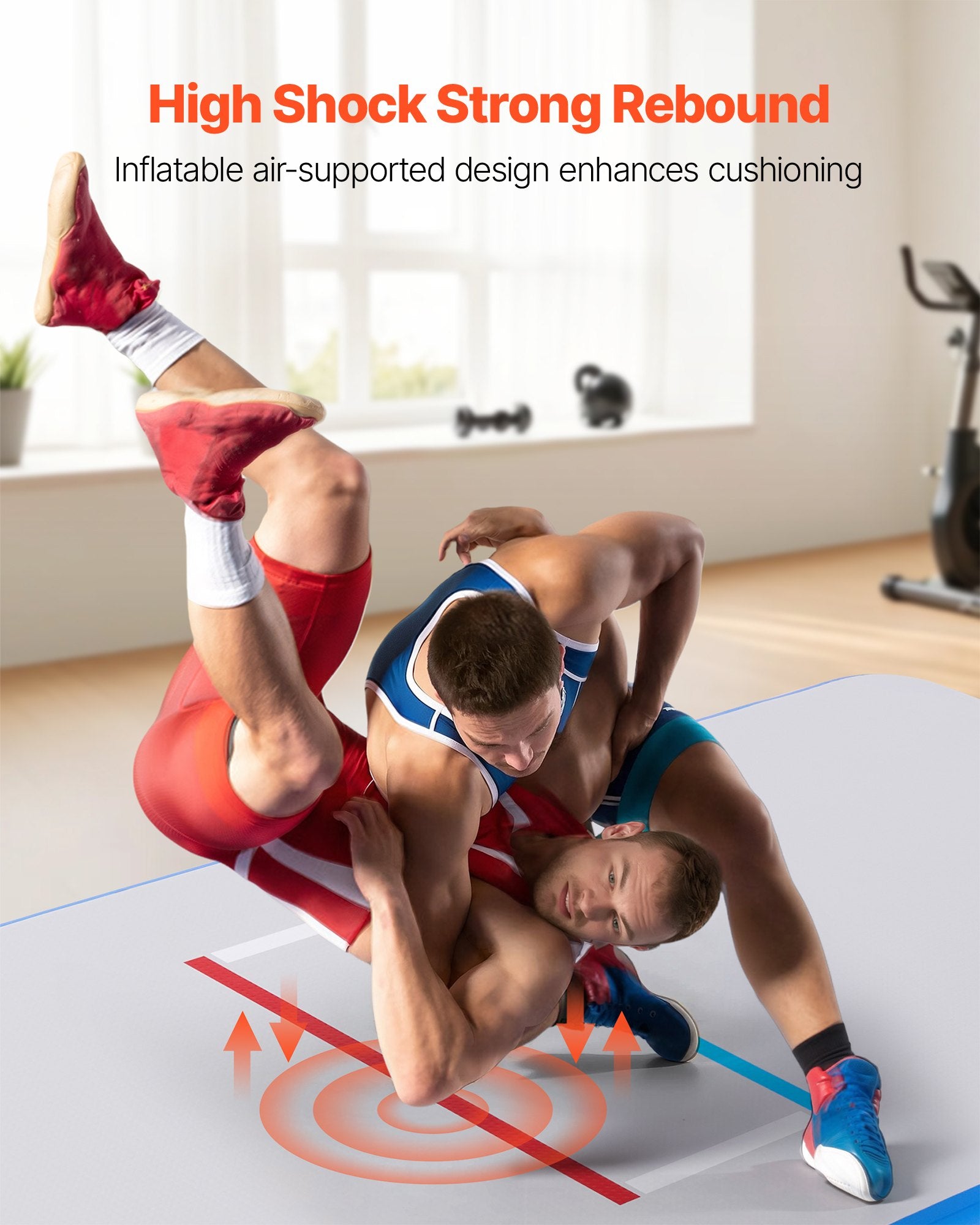 Inflatable Training Mat for Gymnastics and more