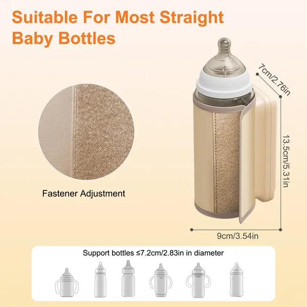Portable Bottle Warmer With Night Light with 6 heating Levels