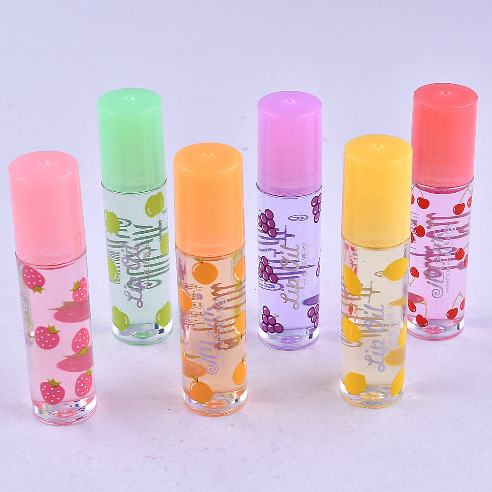 Transparent moisturizing lip oil