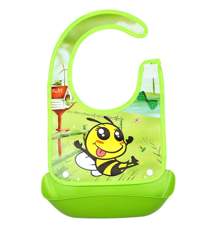 Cartoon Waterproof silicone Bib