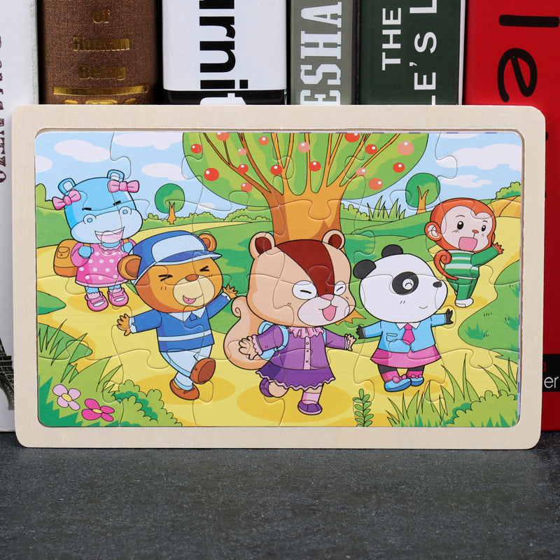 Children's 80PCS Wooden Jigsaw Puzzle