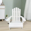 Wood Children Adirondack Chair, white