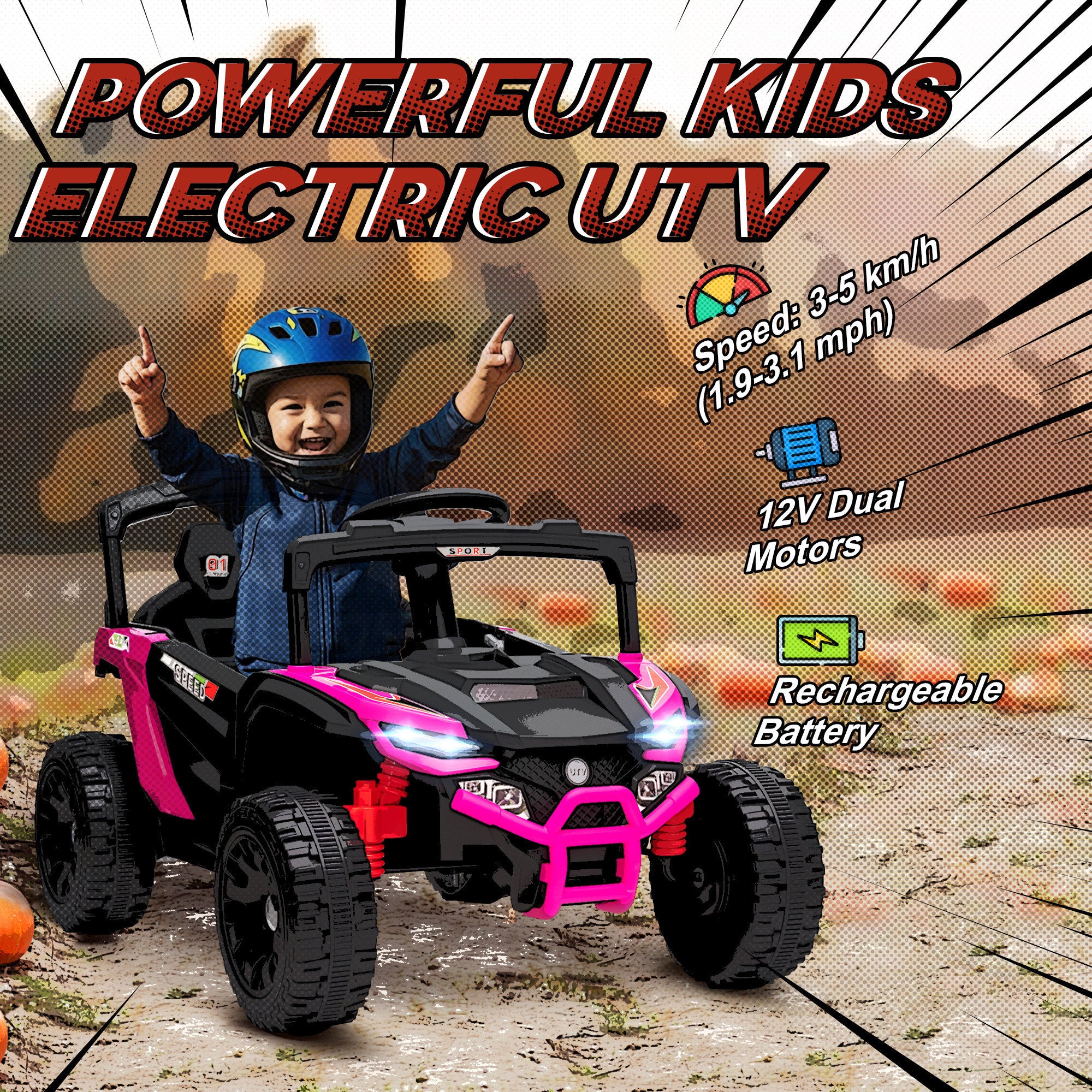 12V Kids Ride On Truck