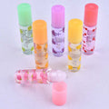 Transparent moisturizing lip oil