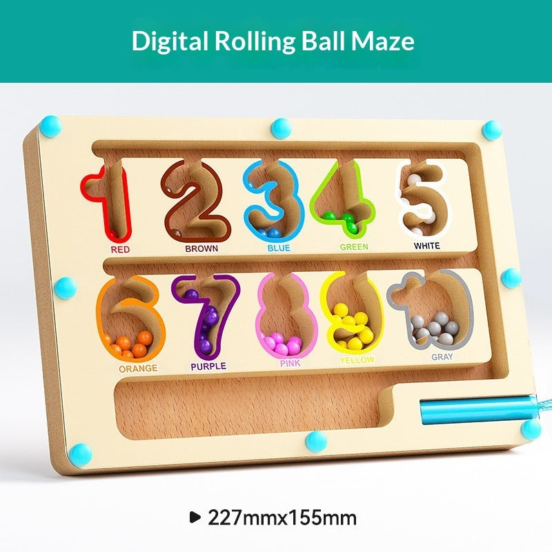 Wooden Magnetic Maze Toy