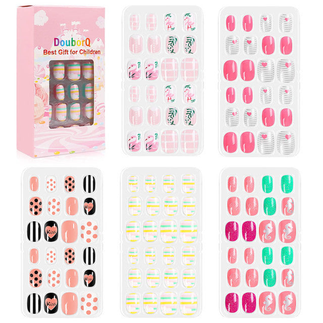 New Cartoon Candy Children's Nails- 5 packs