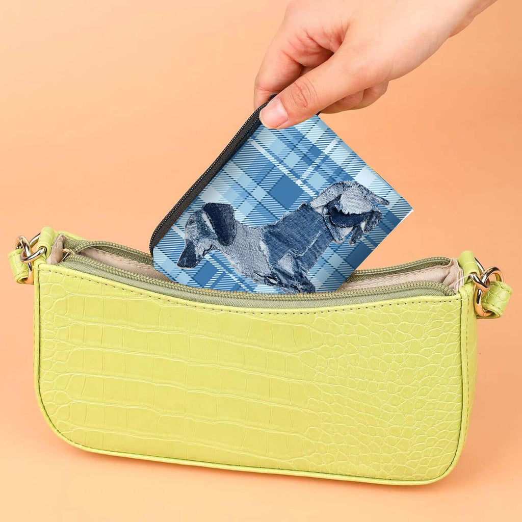 Denim Jeans Animal Coin Purse