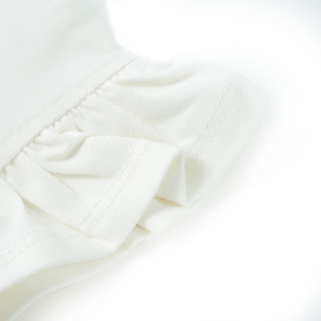 Girls shirt with ruffled sleeves