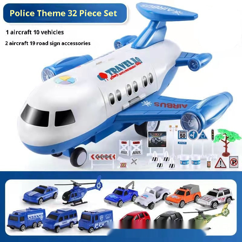 Children's Super Large Drop-resistant Aircraft Car Carrier