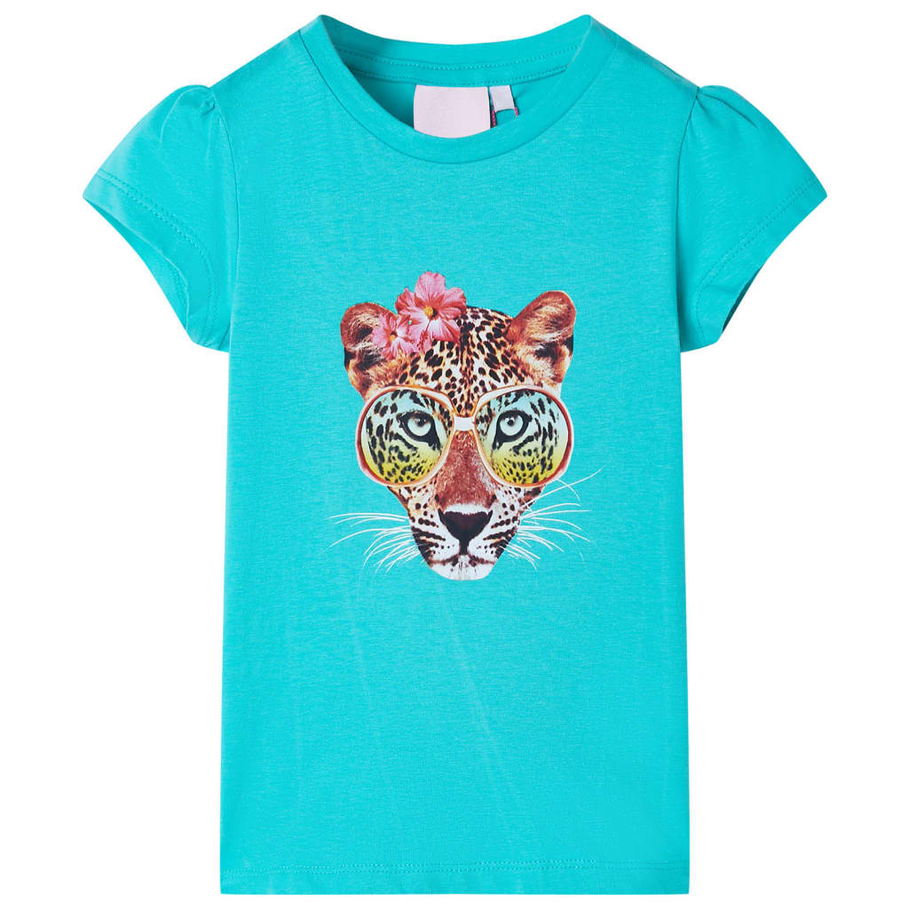 Girls Leopard Head T-Shirt