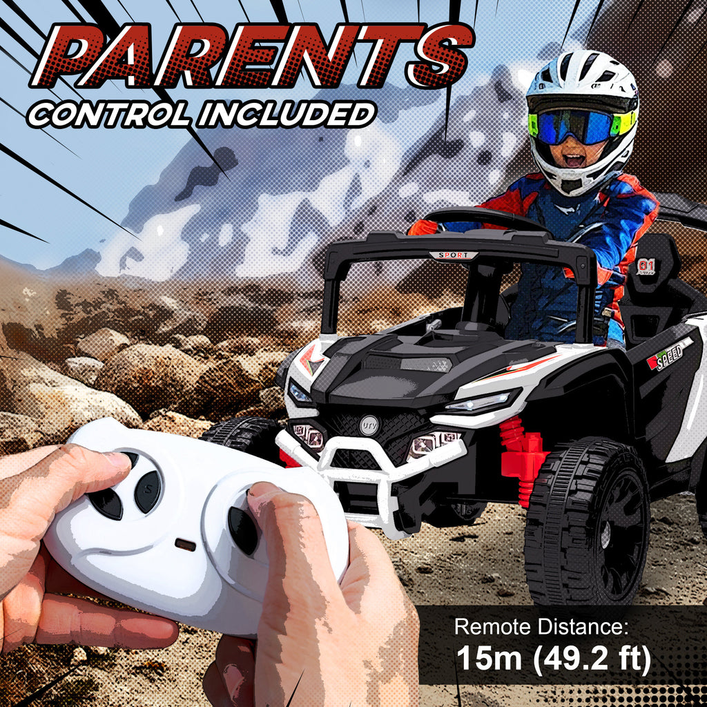12V Kids Ride-On Truck w/ Parental Remote
