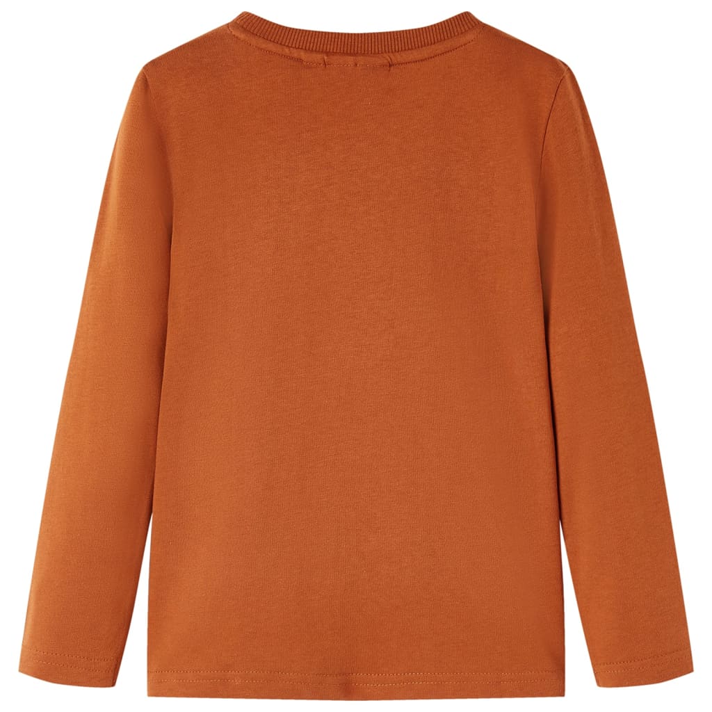 Children's bear with camera long-sleeved shirt