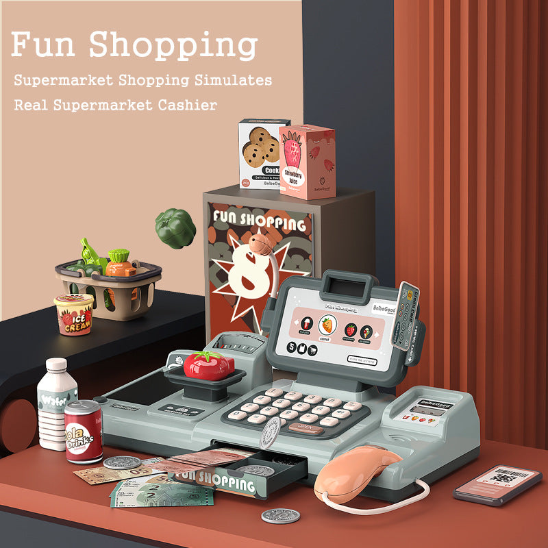 Children's Checkout Counter Play Set