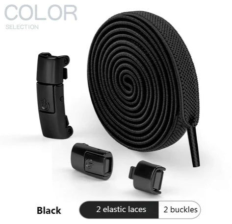 Press Lock Elastic Shoelaces