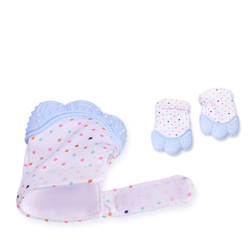 Baby teether silicone molar glove
