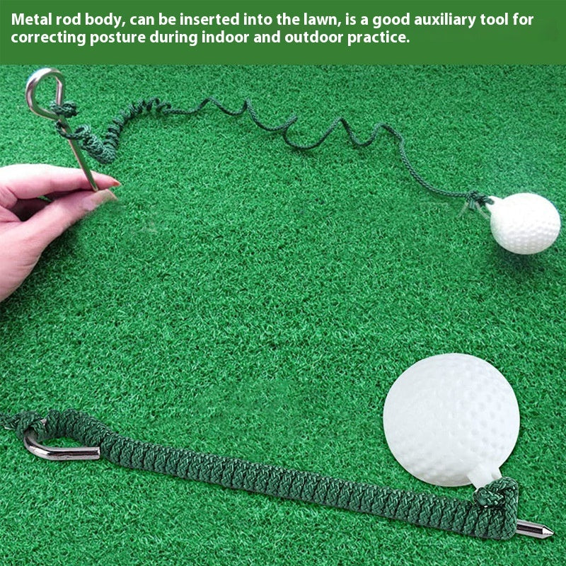 Golf Swing Practice Ball on Rope