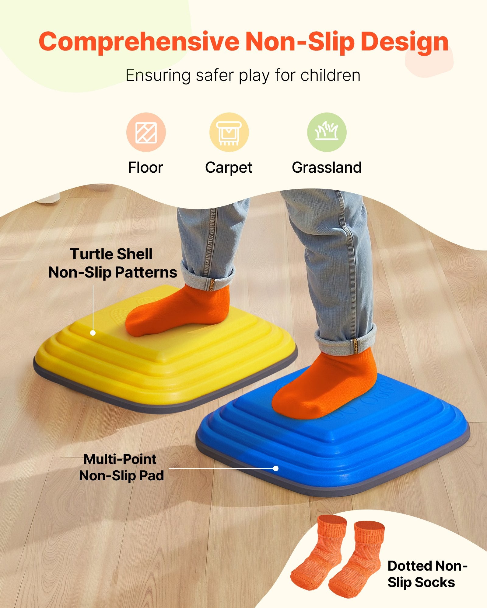 Kids Balance Stepping Stones , 10 PCS