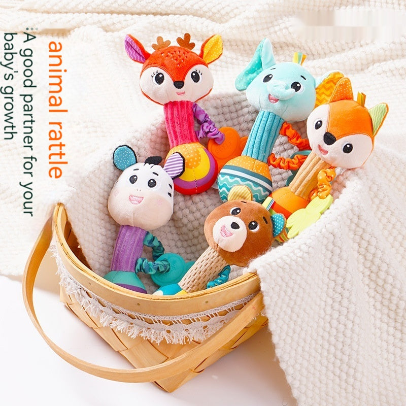 Plush Baby Handbell Rattle