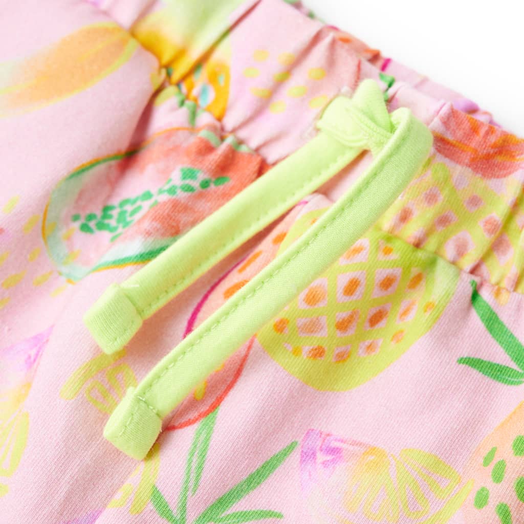 Girls shorts with drawstring