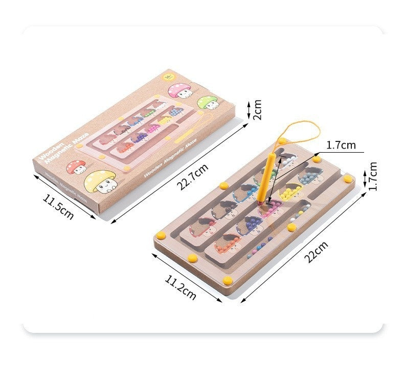 Wooden Magnetic Maze Toy