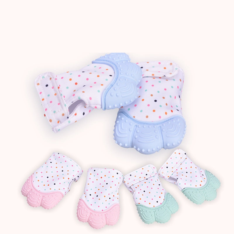 Baby teether silicone molar glove