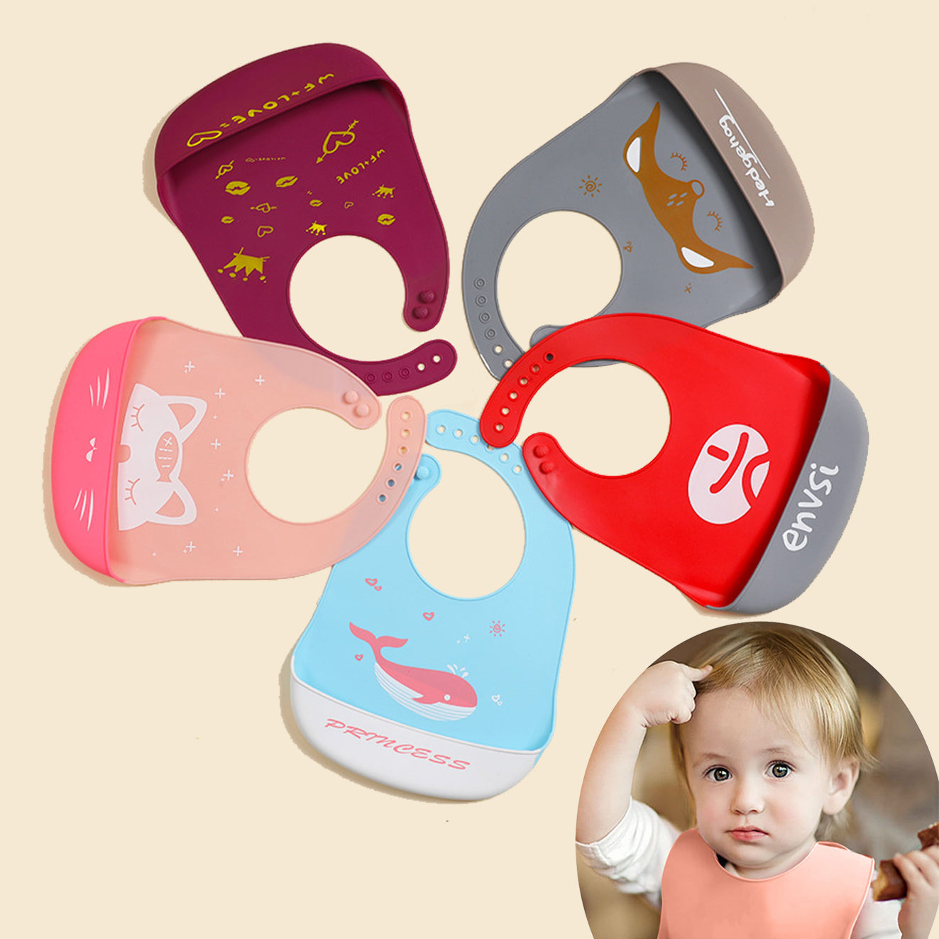Silicone Bibs