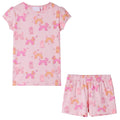 Children's pajamas with short sleeves