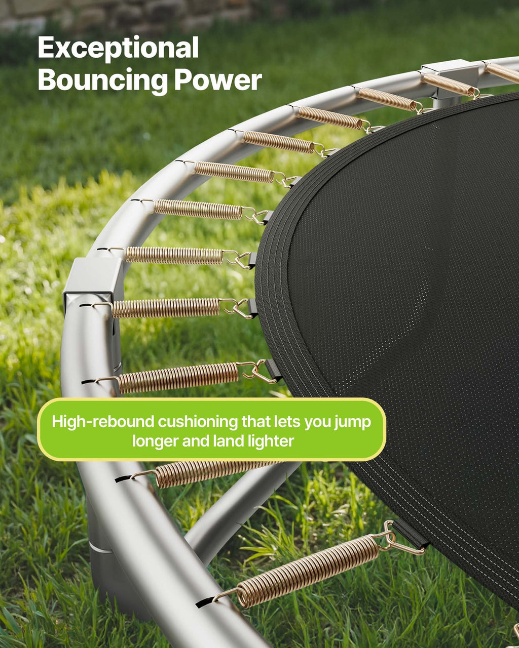 12FT Round Recreational Trampoline With Enclosure Net