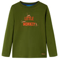 Children's little monkey sweatshirt