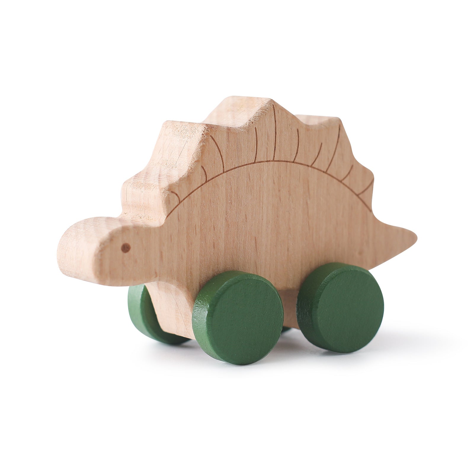 Wooden Dino Car
