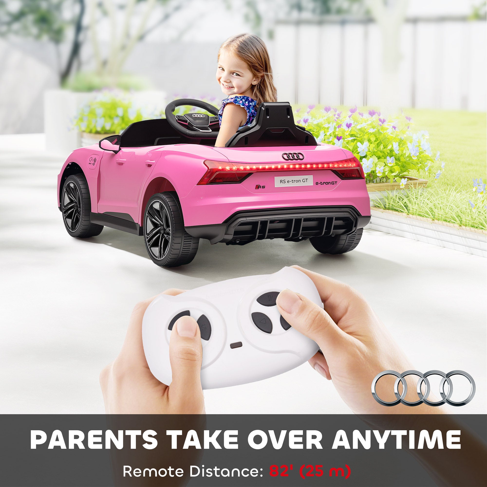 Licensed Audi RS e-tron GT 12V Ride On Car Kids w/Parent Remote Control