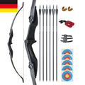 40 Lb. Recurve Bow w/ Fiberglass Arrows for Archery Hunting