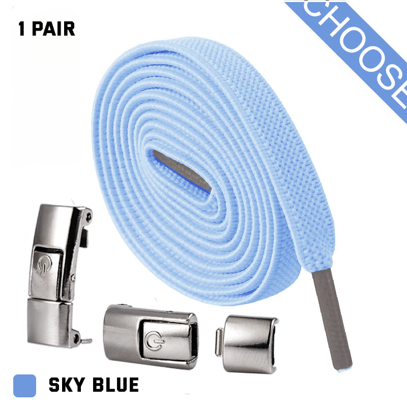 Press Lock Elastic Shoelaces