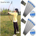 30 Fiberglass Archery Arrows for Target Practice