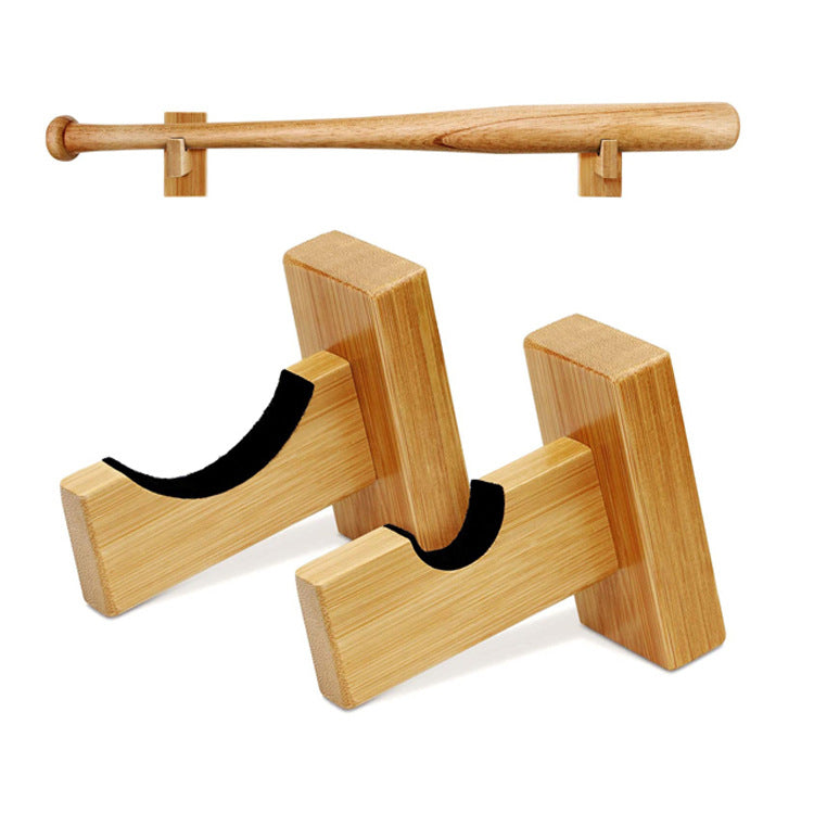 Wooden Baseball Bat Display Rack