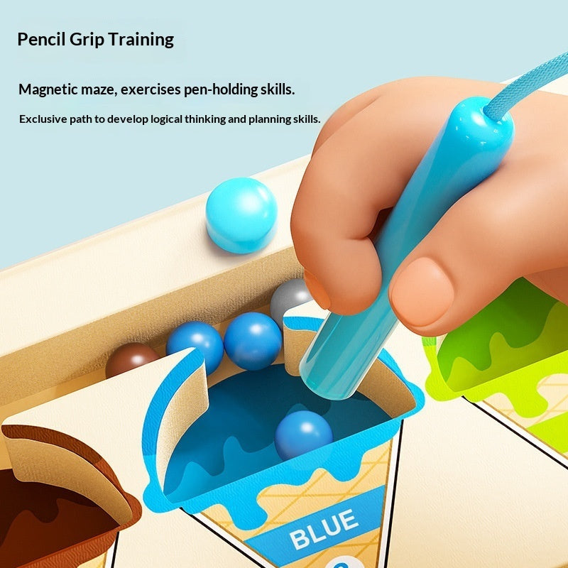 Wooden Magnetic Maze Toy