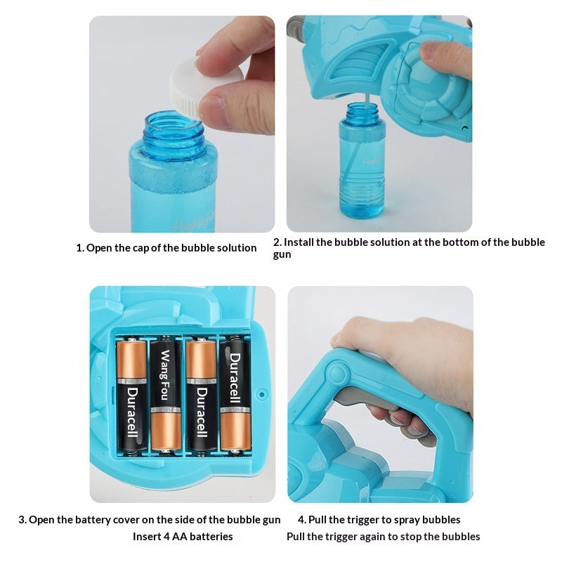 Handheld Electric Bubble Maker