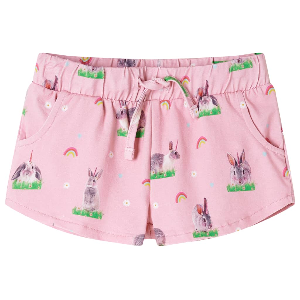 Girls shorts with drawstring