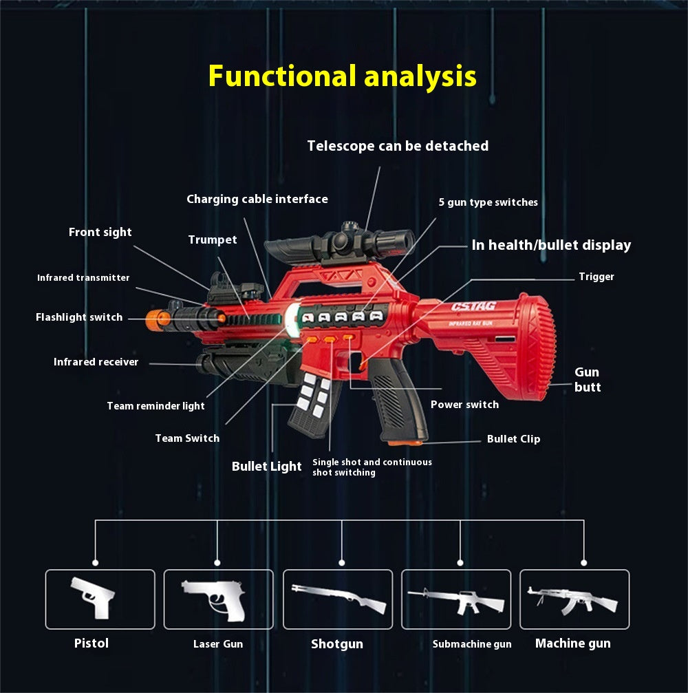 Multi-player Battle Infrared Laser Gun