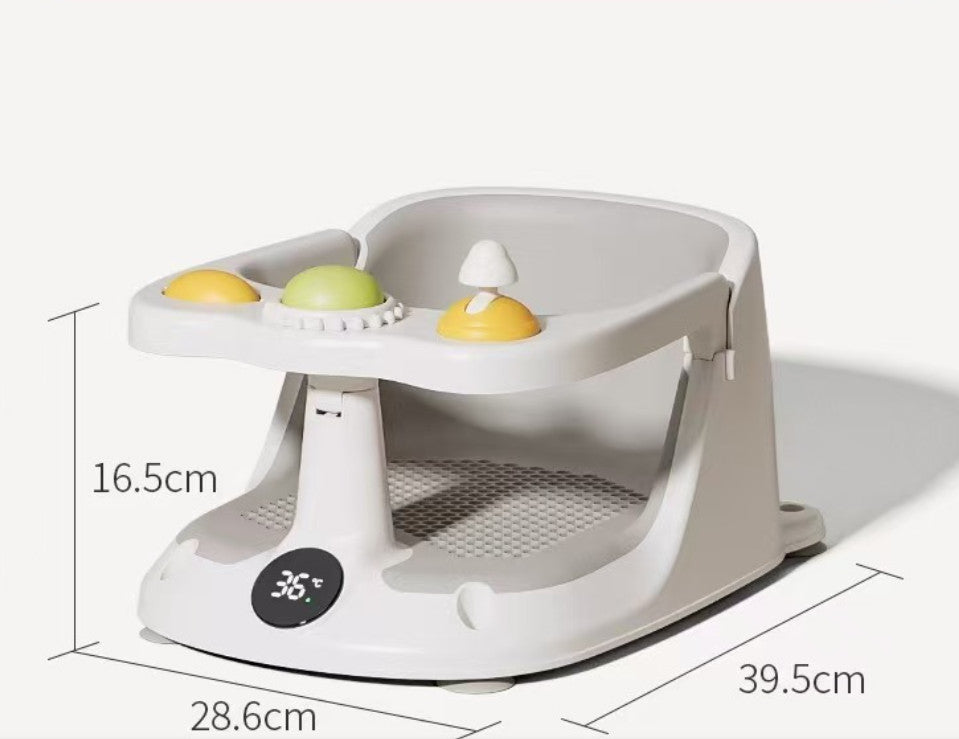 Baby Bath Seat with Temperature Display