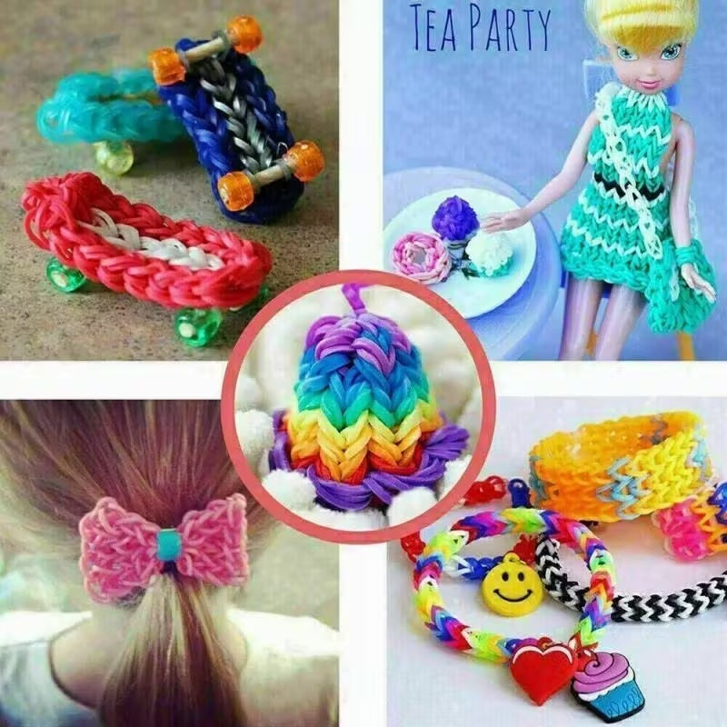 Colorful Premium Rubber Band Craft Kit