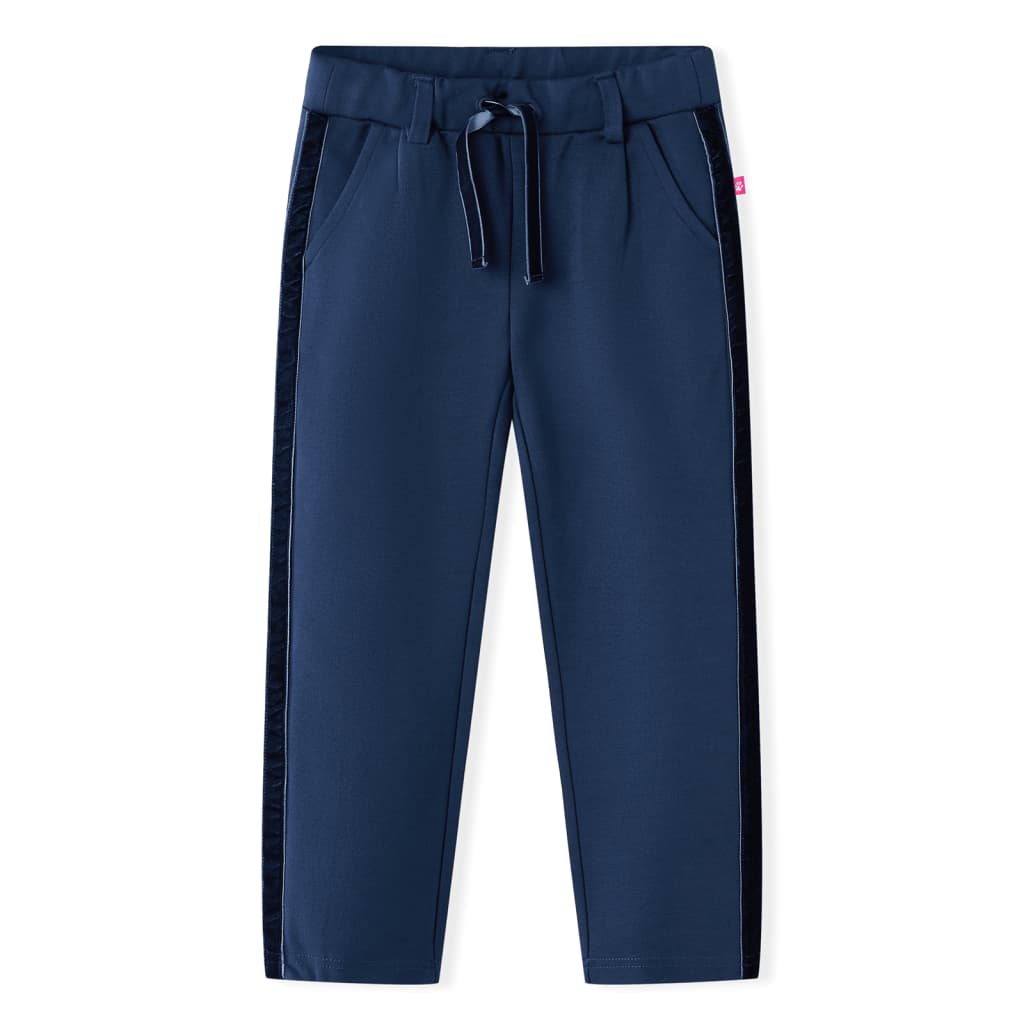 Children's trousers with black trim