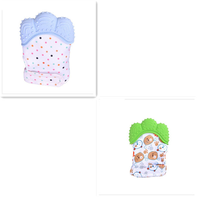 Baby teether silicone molar glove