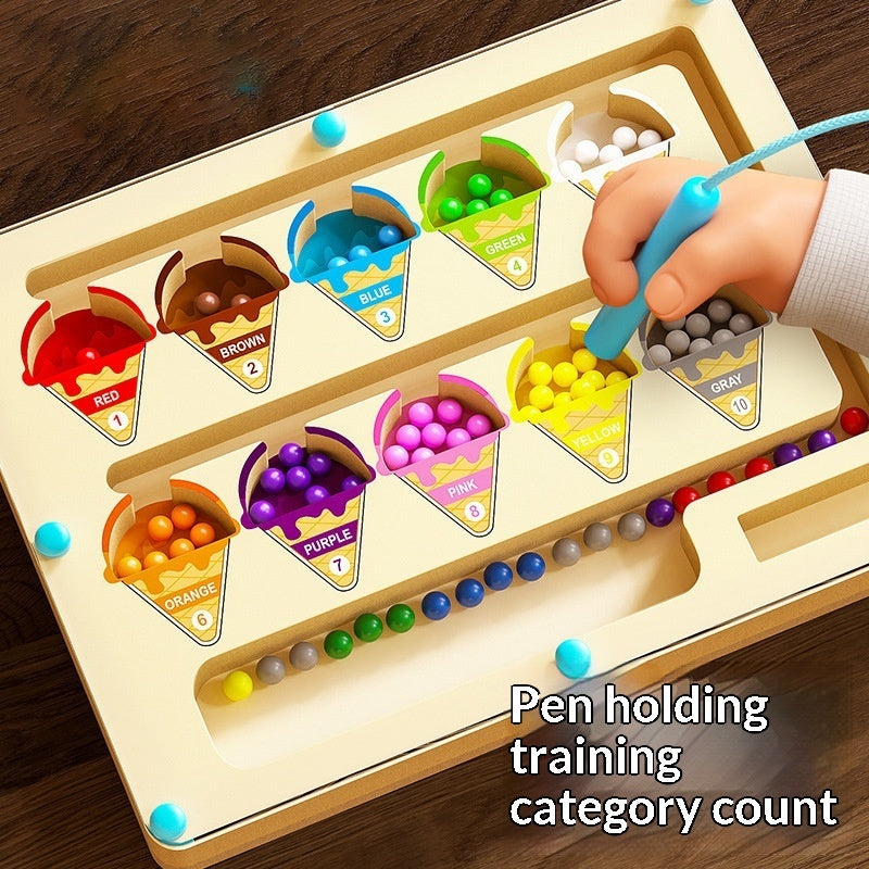 Wooden Magnetic Maze Toy