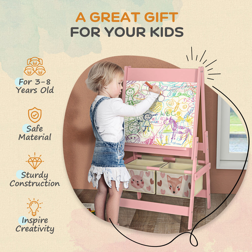 3 in 1 Art Easel with Storage