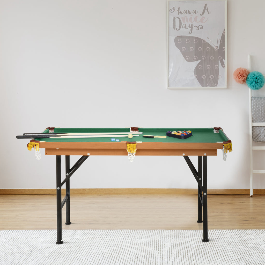 55" Portable Folding Billiards Table