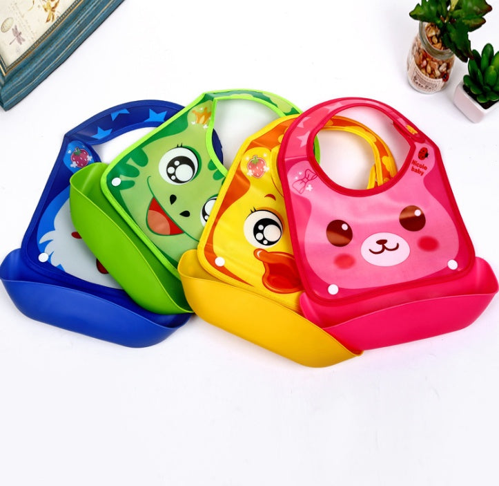 Cartoon Waterproof silicone Bib